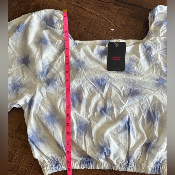 NWT | Levi's Daphne Scrunchie Blouse Starburst Cool Dusk | XL - Picture 7 of 10